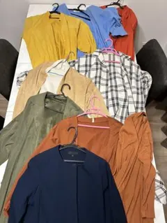 ロングカーディガン 9点セット　まとめ売り　レディース