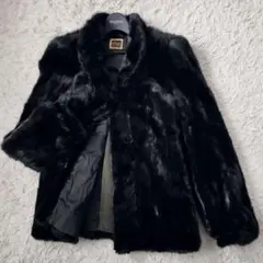 【美品 高級◎】総丈72 サガミンク ファーコート 毛皮 金タグ XXL