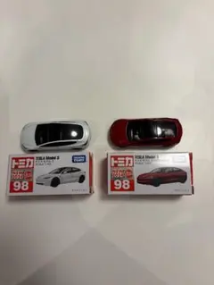 トミカ No.98 テスラ モデル3 (2台セット)のサムネイル