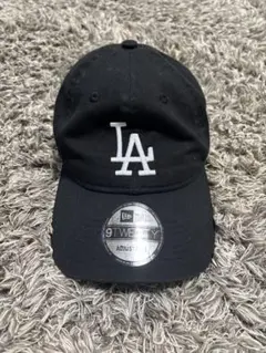 LA ロゴ ブラック 9TWENTY キャップ