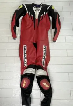 T&T 革ツナギ レーシングスーツ 140サイズ　キッズ　エアバック内蔵 T&T 革ツナギ レーシングスーツ 140サイズ キッズ エアバック内蔵