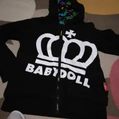 BABYDOLL クラウンパーカー 黒