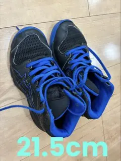 asics DUNKSHOT バスケットボールシューズ ブラック/ブルーのサムネイル
