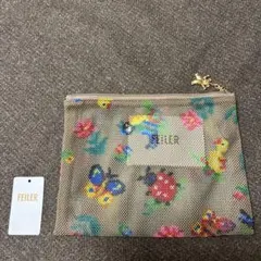 FEILER ハイジ　メッシュポーチ　ベージュ　フェイラー　M