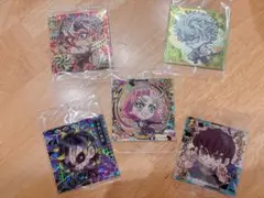 鬼滅の刃☆ウエハース☆甘露寺蜜璃☆不死川実弥☆玄弥☆嘴平伊之助☆5枚セット