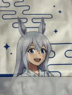 極楽湯　ウマ娘　シングレ　コラボ　マフラータオル　タマモクロス