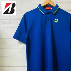 ブリヂストンゴルフ 半袖 ポロシャツ ブルー Lサイズのサムネイル