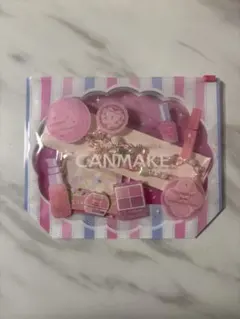 【限定】キャンメイク　40周年 ノベルティ ビーズハンドストラップ　ふせんメモ