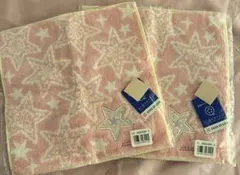 ♡ジルスチュアート♡タオルハンカチ２枚セット 星柄⭐︎