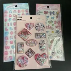 【新品未開封】101匹わんちゃん ウォーターシール　ぷくぷくシール ３枚セット