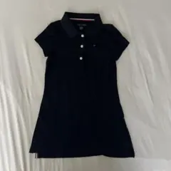 TOMMY HILFIGER 黒 ポロワンピース XXS
