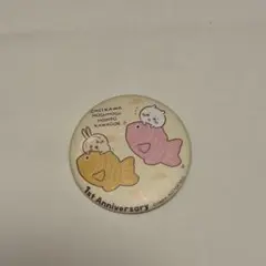 ちいかわ　もぐもぐ本舗　川越　ノベルティ　缶バッジ　ちいかわ　うさぎ
