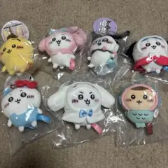 お顔厳選！ ちいかわ サンリオ ぷちミニマスコット 7種
