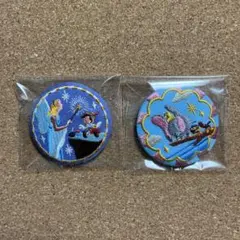 ディズニー　Disney Characters　刺繍缶バッジ ピノキオ　ダンボ