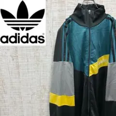 GT55《80s》アディダス　トラックジャケット　モーリシャス製　刺繡ロゴ
