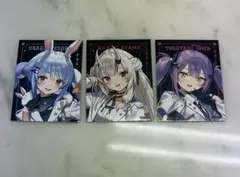 非売品　ホロライブ アレジオン コラボ トレカ 3枚セット ぺこら あやめ トワ