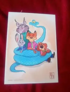 【非売品】ズートピア2 映画特典 第6弾 プレミアムアートボード A5