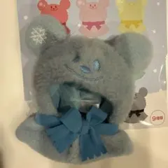 ディズニー　シークレットポンチョ　ブルー