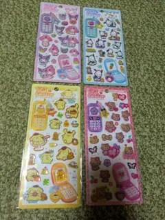 【4枚】平成はっぴーフォンステッカー