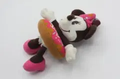 新品未使用　Disney　ミニーマウス　ぬいぐるみストラップ　ドーナツ