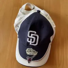San Diego Padres キャップ ネイビー/ホワイト フリーサイズ