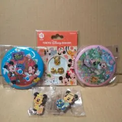 ディズニー だるま＆缶バッジ＆ピンバッジまとめ
