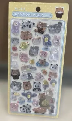 正規品　あにまる ボンボンドロップシール クーリア