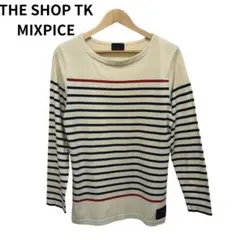 ザショップティーケー　ボーダー 長袖カットソー　メンズ　XL ボートネック