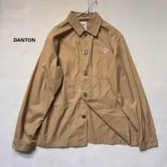 DANTON ダントン　ステンカラーコート　ジャンパー　ジャケット　ベージュ
