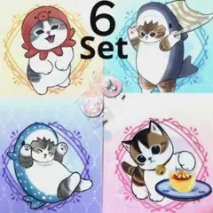 新品非売品 モフサンド くら寿司 コラボ クリアファイル コンプリート 缶バッチ