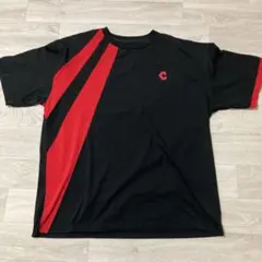 CRONOS Tシャツ ブラック レッド XXL