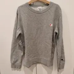 Champion グレー クルーネック トレーナー