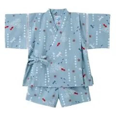 【試着のみ・美品】ミキハウスとんぼ甚兵衛110日本製