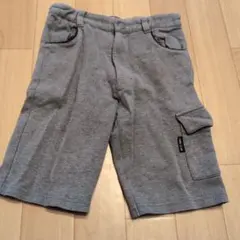 コムサイズム　グレー カーゴ半ズボン　110A