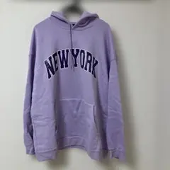 SHEIN NEW YORK パーカー パープル 3XL
