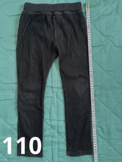 デニム風 ロングパンツ 長ズボン　110サイズ