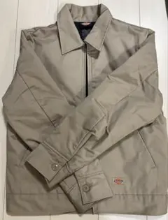 【美品】Dickies ベージュ キルティングアイゼンハワージャケット Sサイズ