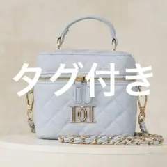 【ゴールドパーツ】キルティングスクエアミニバッグ