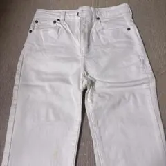 JEANASIS 白デニムワイドパンツ　Sサイズ