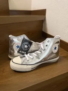 新品未使用タグ付き コンバース オールスター ハイカットシルバーCONVERSE