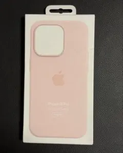 MagSafe対応純正iPhone 14Pro シリコーンケース　チョークピンク