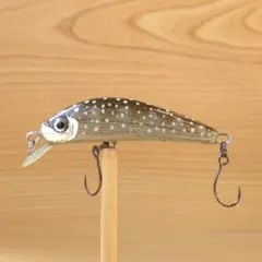Jiji challenge #5 渓流ハンドメイド ミノー イワナ　45㎜のサムネイル