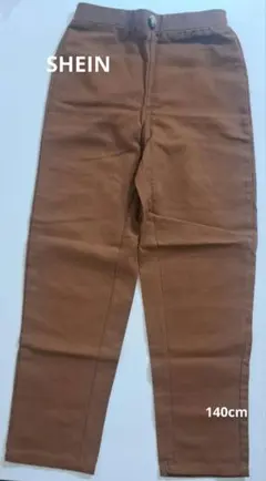 SHEIN　シーイン　男の子ストレッチパンツ　綿100％　140cm
