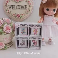 ＊kyo＊ハンドメイド＊ミニチュア＊レトロアニマル ミニボックス