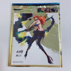 ワンピース onepiece ミニ色紙art ナミ