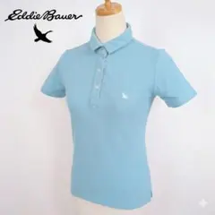 Eddie Bauer エディーバウアー ポロシャツ PXS ブルー　XSのサムネイル