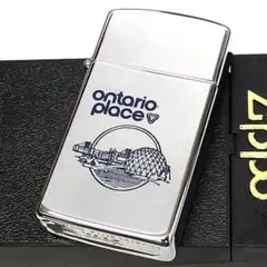 ZIPPO ライター スリム カナダ製 2000年製 ナイアガラの滝 ビンテージ 