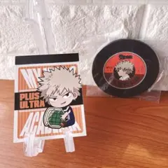 爆豪勝己 ヒロアカ ぎゅぎゅっと3Pメモ帳 一番くじ ラバーコースター 2点