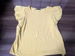INGNI フリル袖 イエロートップスМサイズ