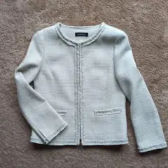 GREEN LABEL RELAXING ノーカラージャケット　アイボリー